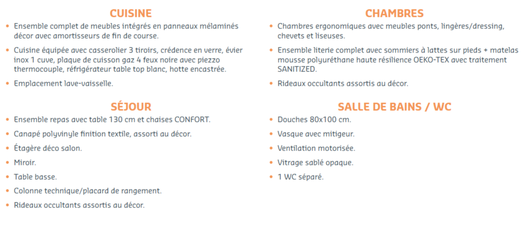 Fiche descriptif du modèle TOSCANE 87.2 S